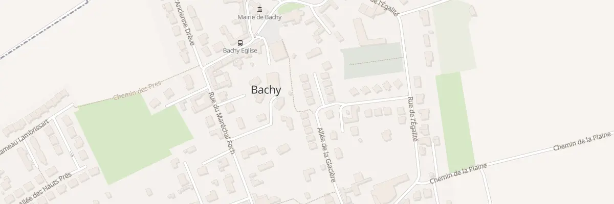 Plan du 11 All de la Baceda à Bachy