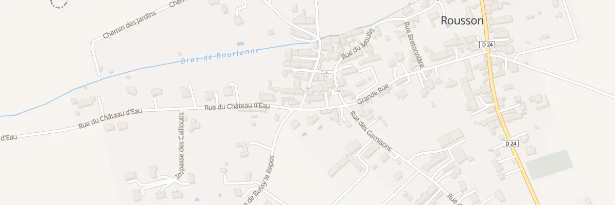 Plan du 20 Gr Grande Rue à Rousson
