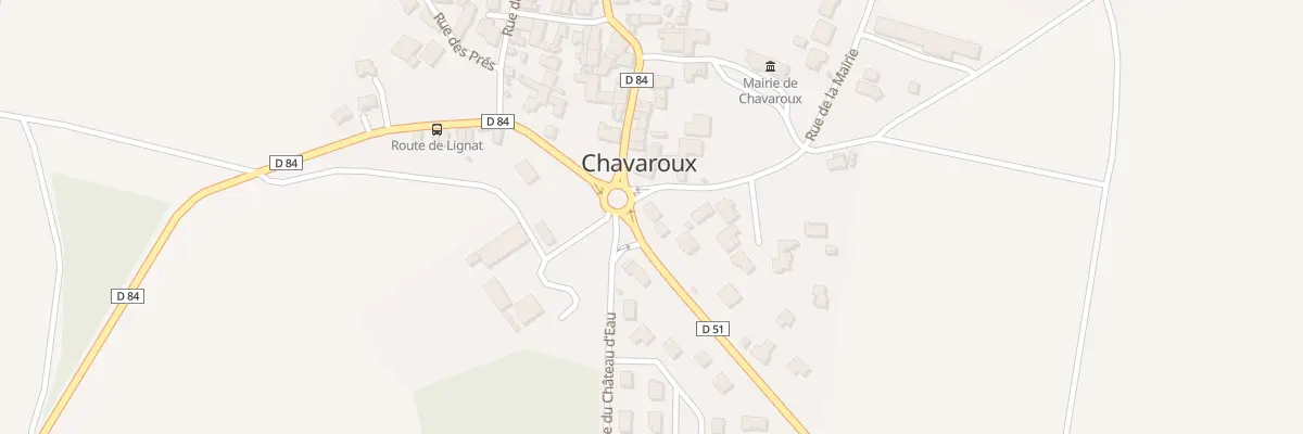 Plan du 4 Rue de la Mairie à Chavaroux