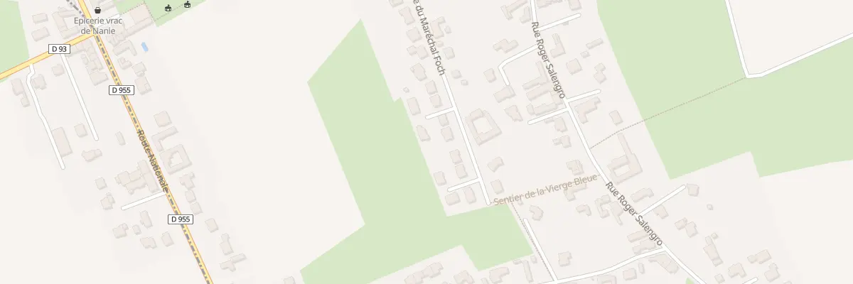 Plan du 556 Rue du Maréchal Foch à Bachy