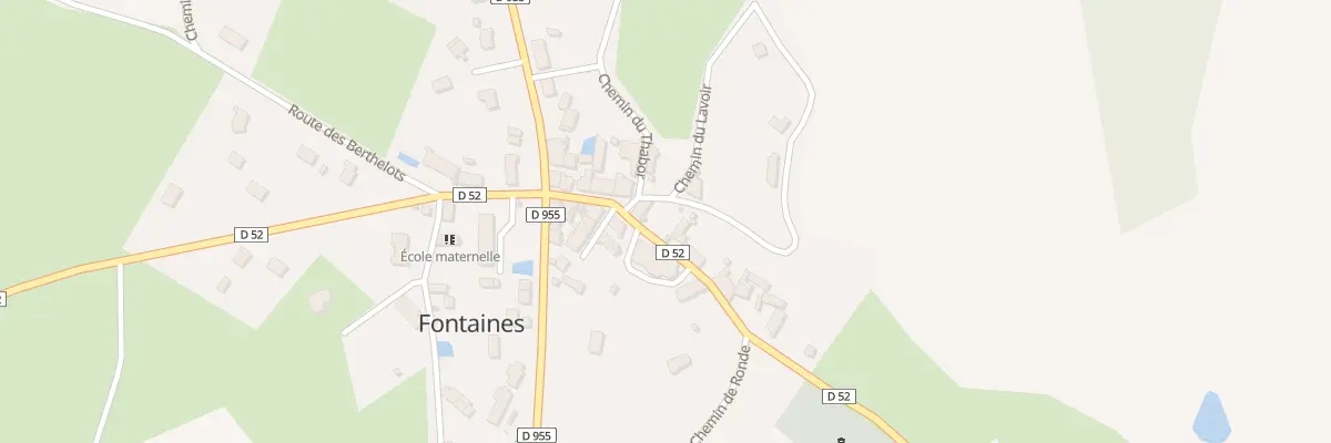 Plan du 9 Rte de Lalande à Fontaines