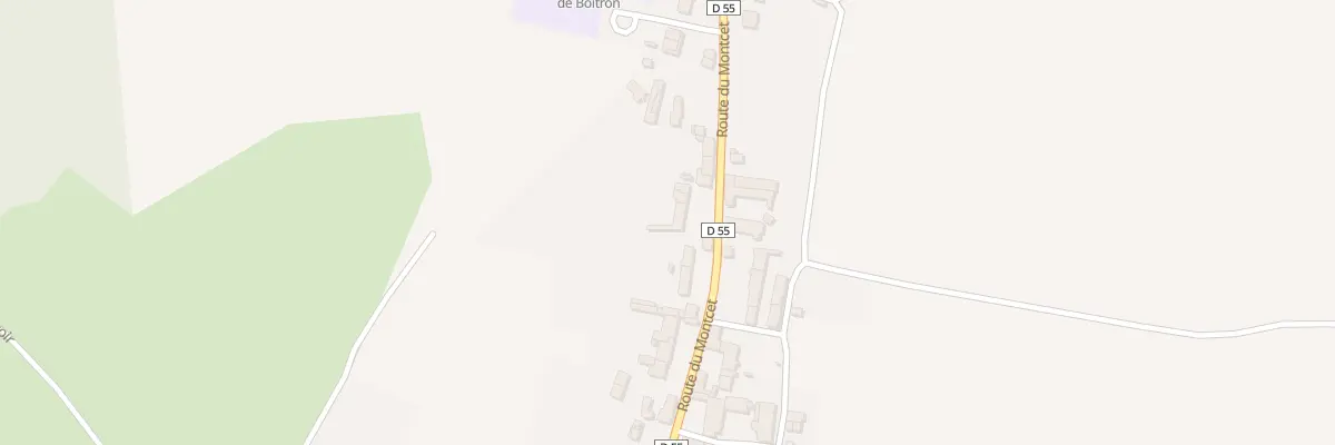 Plan du 28 Rte du Montcet à Boitron