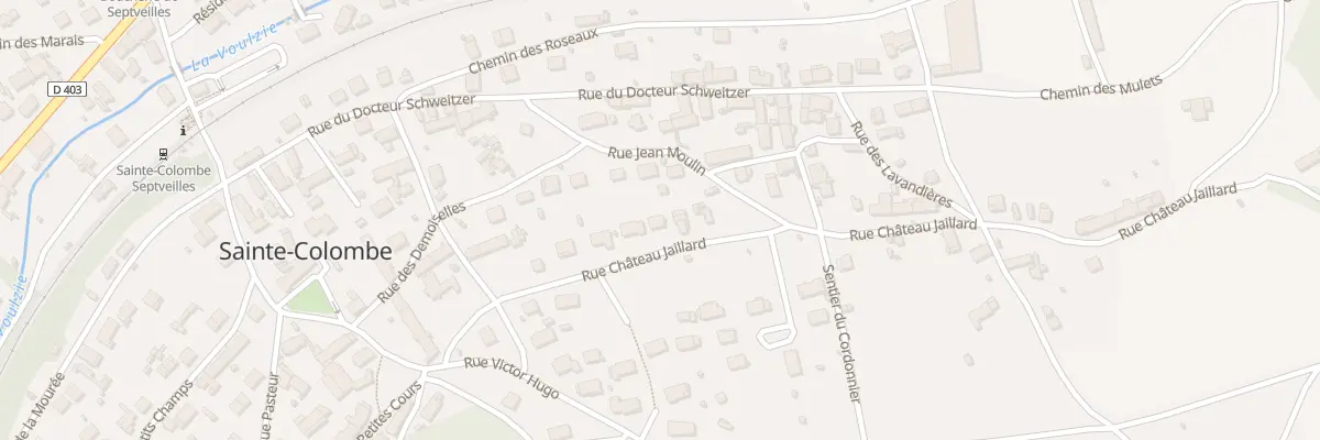 Plan du 13 Rue Chateau Jaillard à Sainte-Colombe