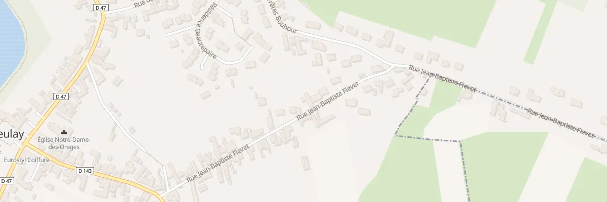 Plan du 30 Rue Jean Baptiste Fievet à Rieulay