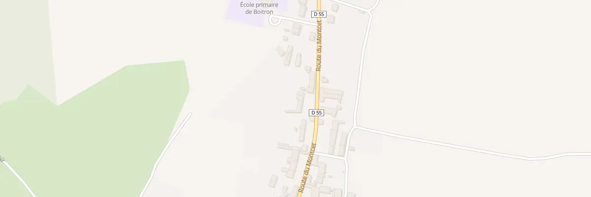 Plan du 26 Rte du Montcet à Boitron