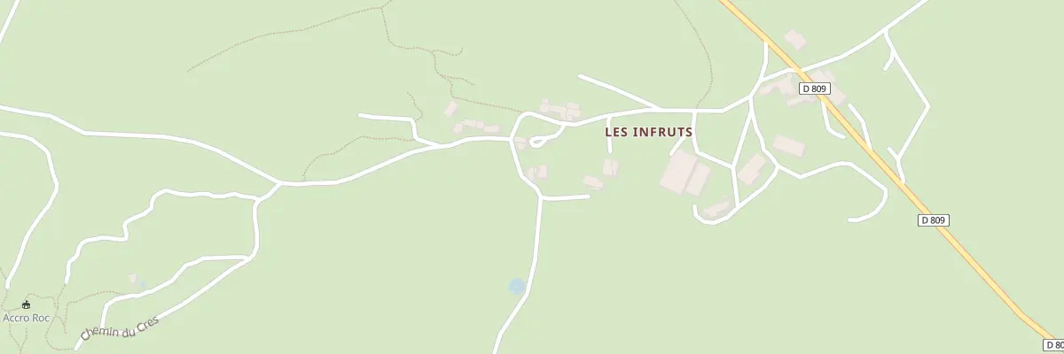 Plan du 5095 Les Infruts à La Couvertoirade