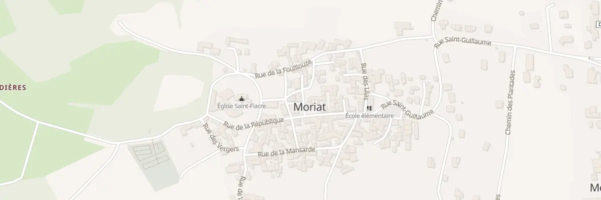 Plan du 3 Pl Saint Fiacre à Moriat