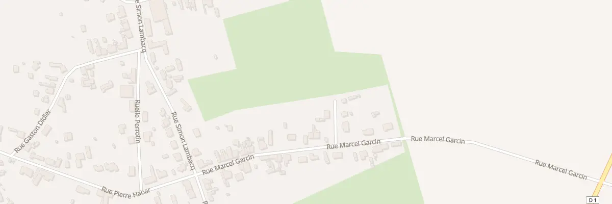 Plan du 25 Rue Marcel Garcin à Sinceny