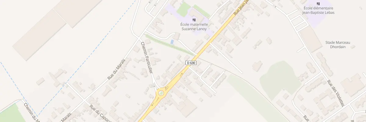 Plan du 133 Rue Jean Jaurès à Escaudœuvres