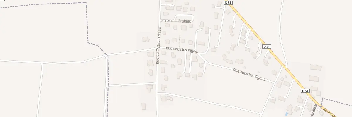 Plan du 4B Rue sous les Vignes à Chavaroux