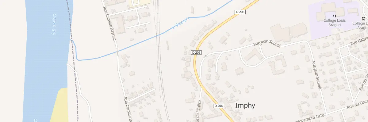 Plan du 24 Rue Paul Vaillant Couturier à Imphy