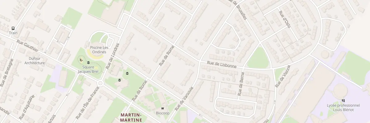 Plan du 24 Rue de Lisbonne à Cambrai