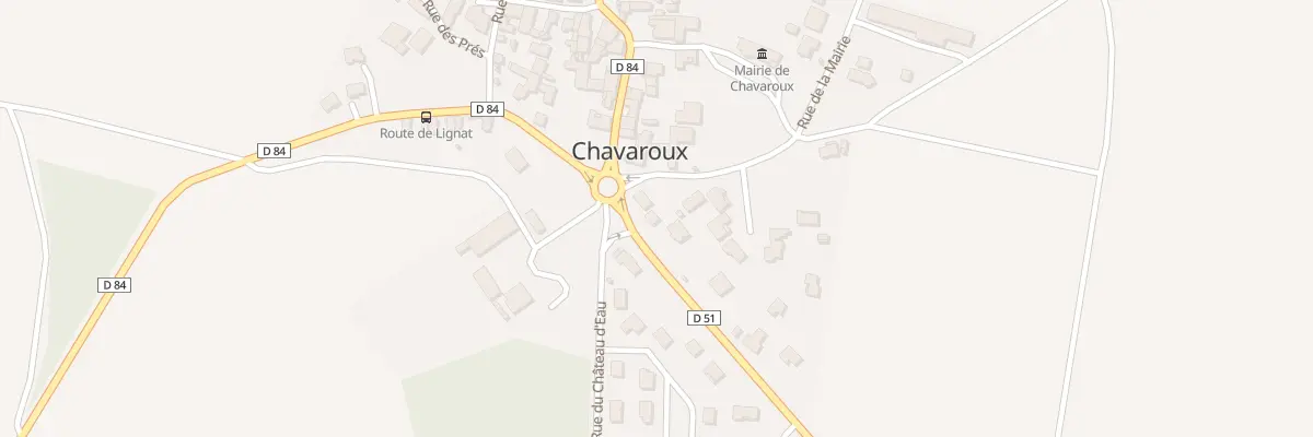 Plan du 1B Rte des Martres d’Artière à Chavaroux