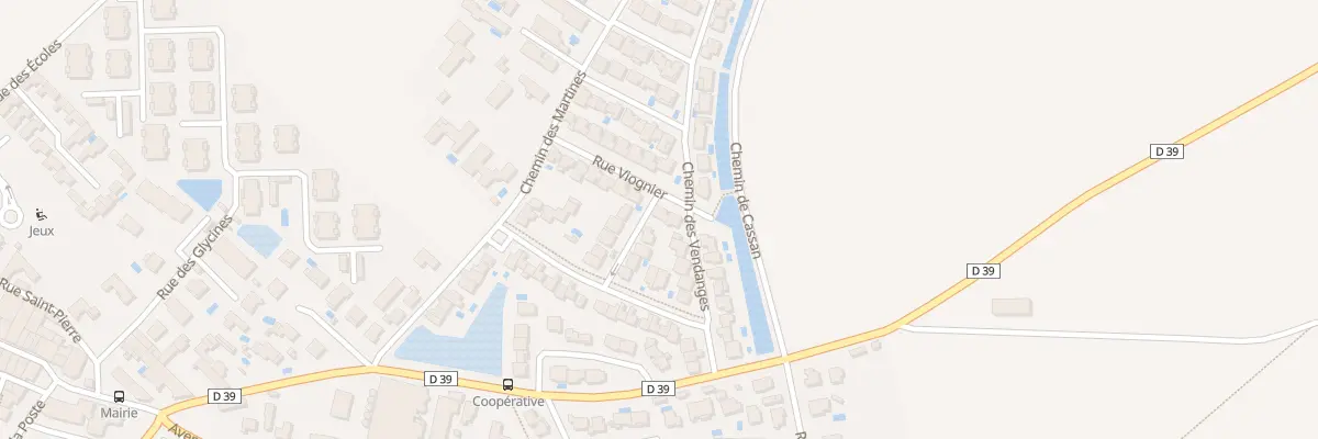 Plan du 10 Rue du Sauvignon à Bassan