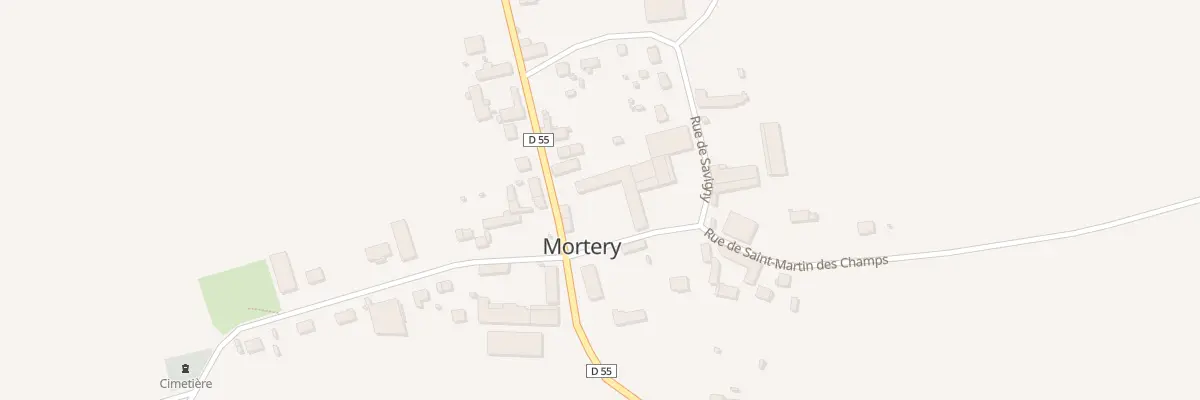 Plan du 1 Rue des Bénédictins à Mortery
