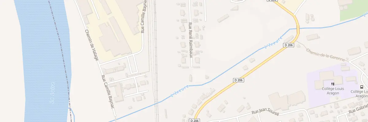 Plan du 42 Rue Rene Raimbaux à Imphy
