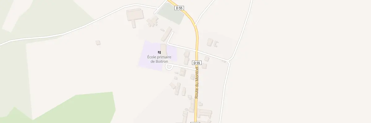Plan du 10 Rte du Montcet à Boitron