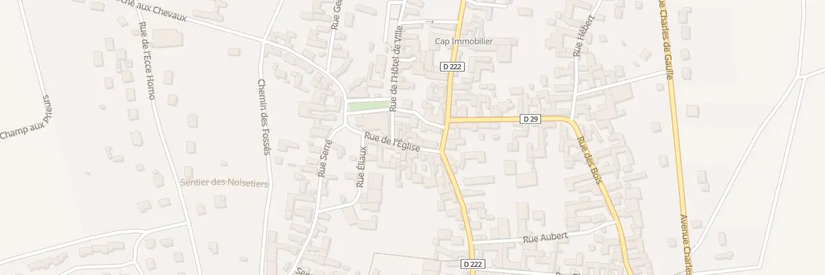 Plan du 2 Rue de l’Eglise à Sergines