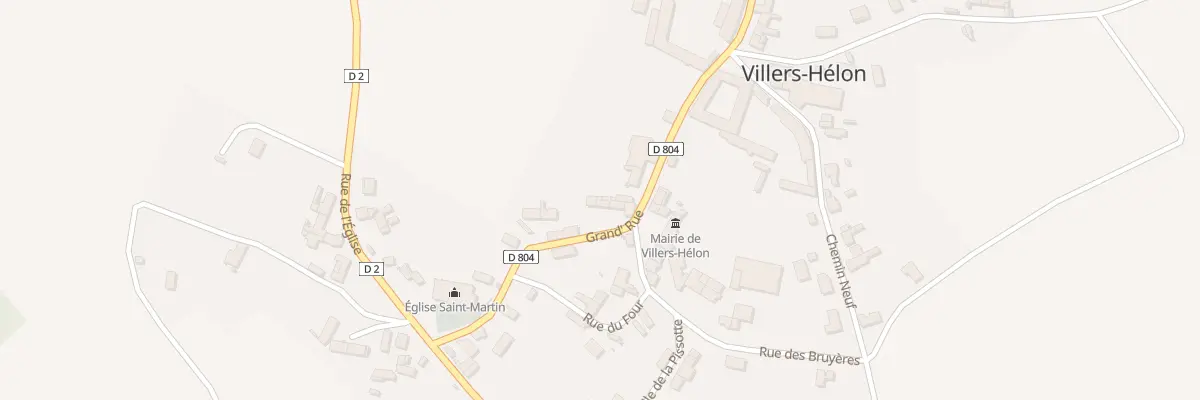 Plan du 9 Gr Grand Rue à Villers-Hélon