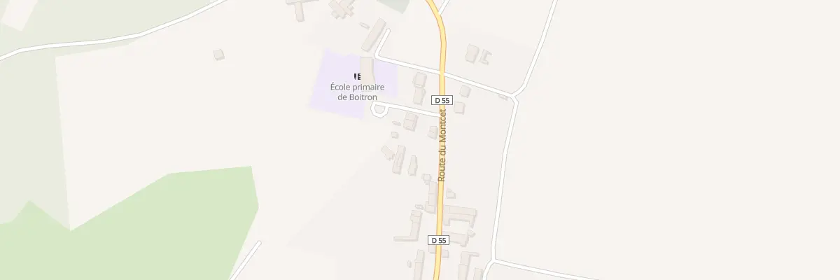 Plan du 14 Rte du Montcet à Boitron
