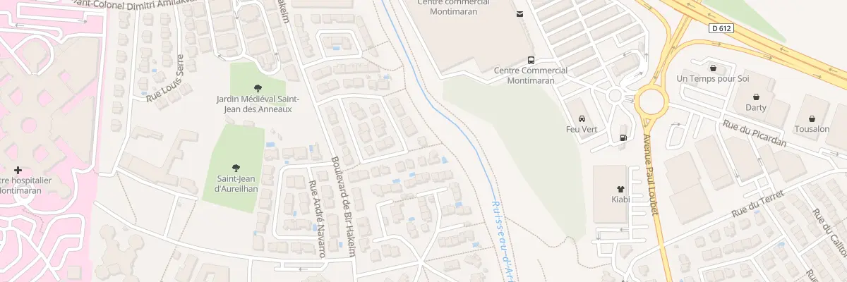 Plan du 21 Rue du Commandant Kieffer à Béziers