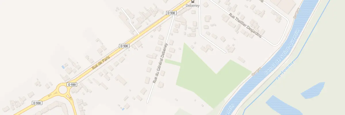 Plan du 13 Rue du Général Debeney à Saint-Quentin