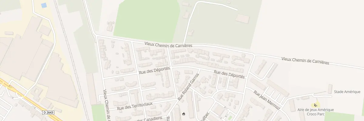 Plan du 33 Rue des Déportés à Cambrai
