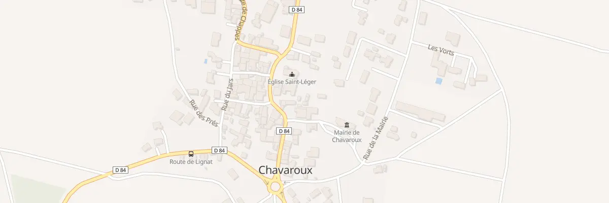 Plan du 14 Rue des Ecoles à Chavaroux