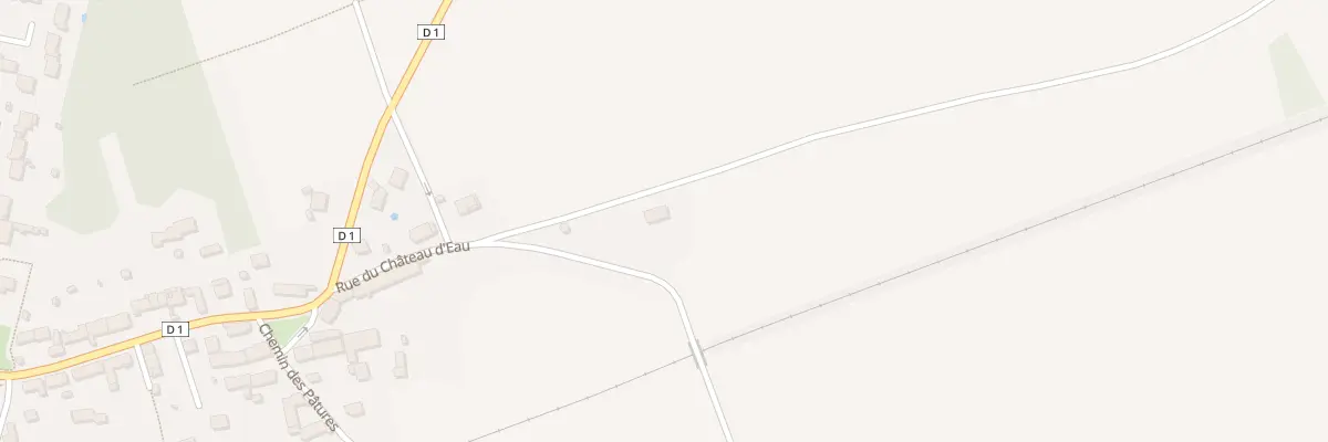 Plan du 1 Rue du Chateau d’Eau à Everly