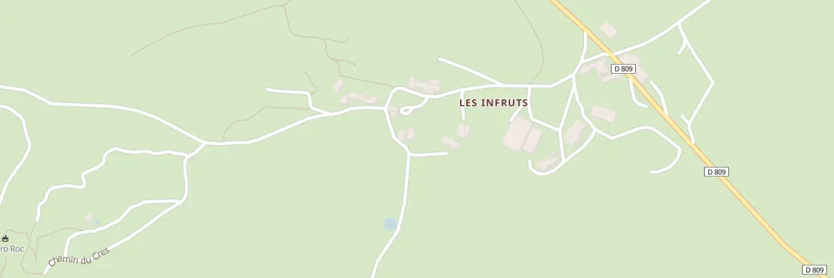Plan du 5156 Les Infruts à La Couvertoirade