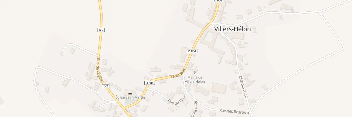 Plan du 13 Gr Grand Rue à Villers-Hélon