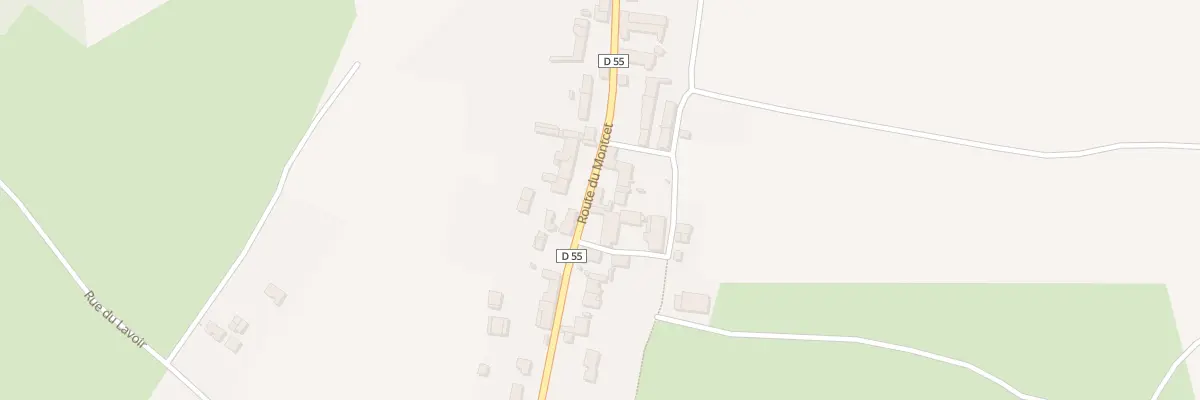 Plan du 33 Rte du Montcet à Boitron