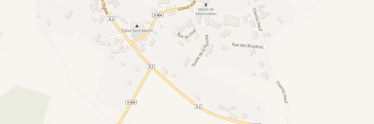 Plan du 2 Rle de la Pissotte à Villers-Hélon