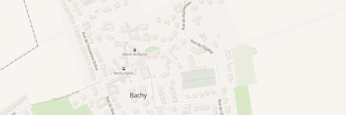 Plan du 27 Imp de l’Eglise à Bachy
