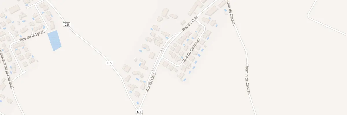 Plan du 14 Rue du Carignan à Bassan
