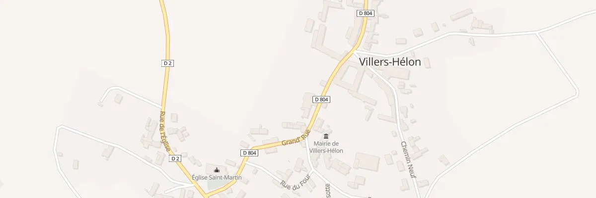 Plan du 150 Gr Grand Rue à Villers-Hélon