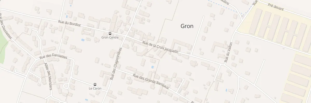 Plan du 4 Rue de la Croix Jacquelin à Gron