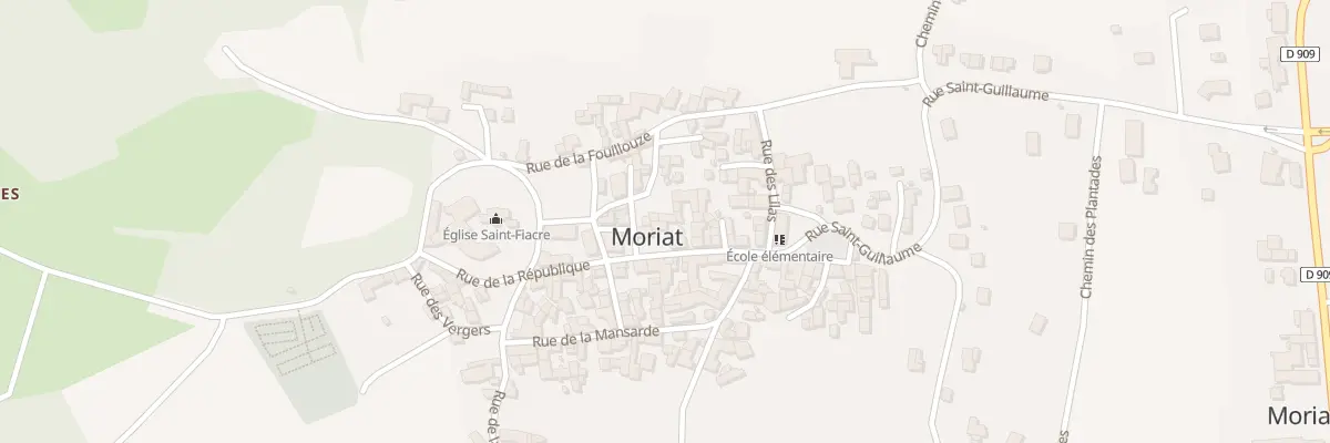 Plan du 8 Rue de la Republique à Moriat