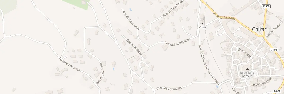 Plan du 6 Imp des Genévriers à Bourgs sur Colagne