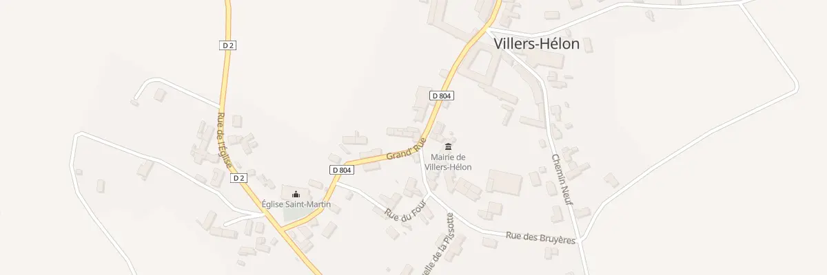 Plan du 11 Gr Grand Rue à Villers-Hélon