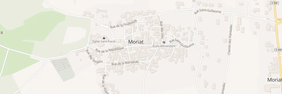 Plan du 5 Rue de la Republique à Moriat
