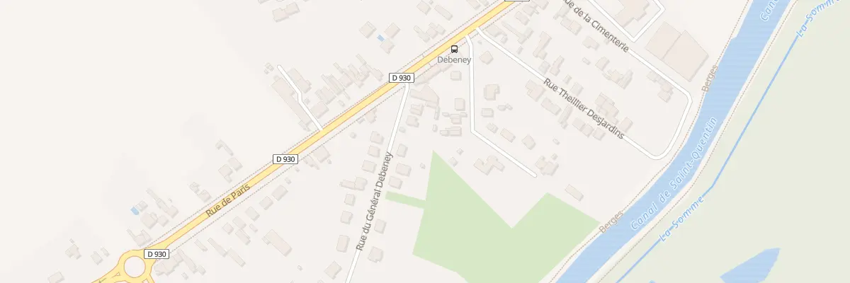Plan du 9 Rue du Général Debeney à Saint-Quentin