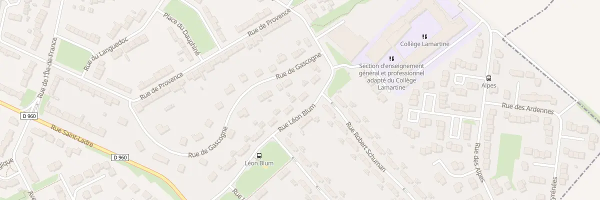 Plan du 29 Rue Léon Blum à Cambrai