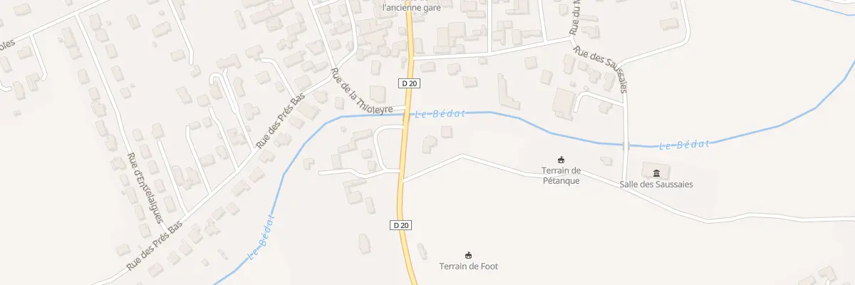 Plan du 7 Rte de l’Ancienne Gare à Entraigues