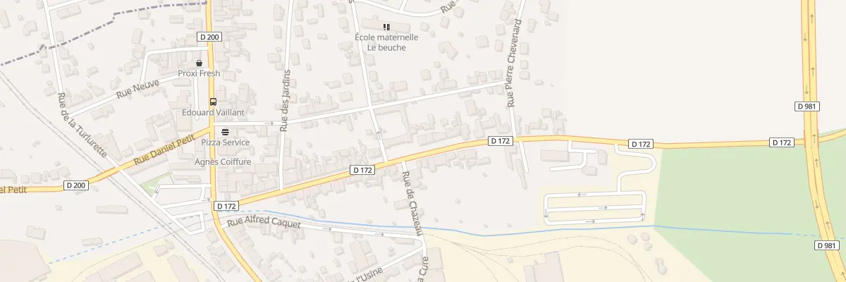 Plan du 51 Rue de Chazeau à Imphy