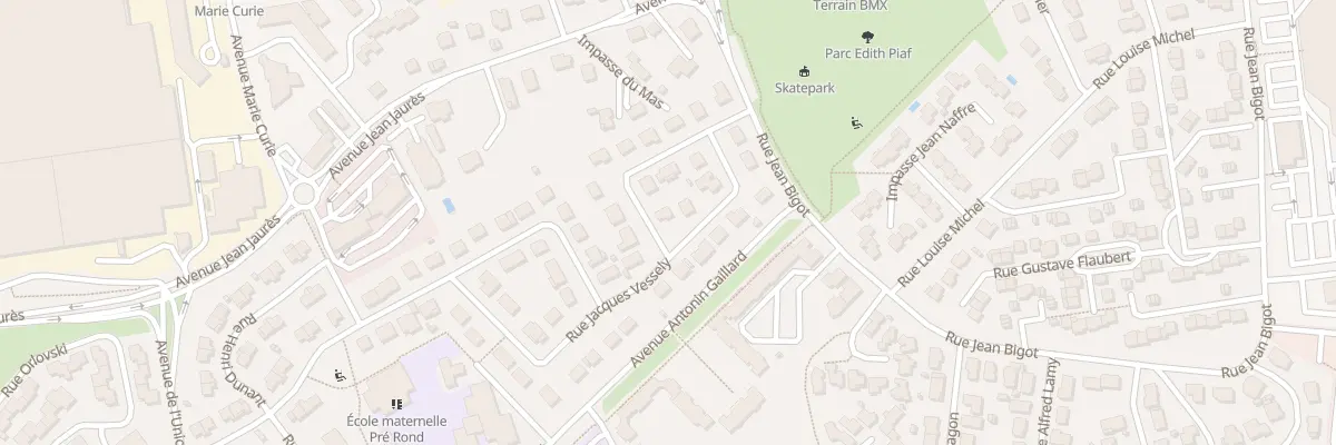Plan du 8 Rue Jacques Vessely à Issoire