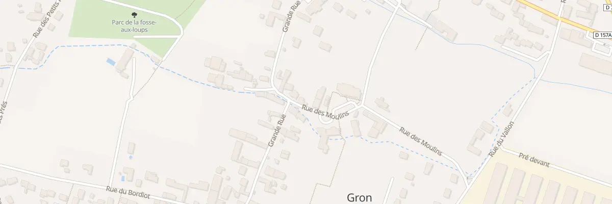 Plan du 9 Rue des moulins à Gron