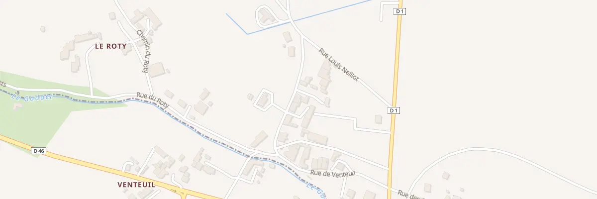 Plan du 5 Rue de Venteuil à Saulcet