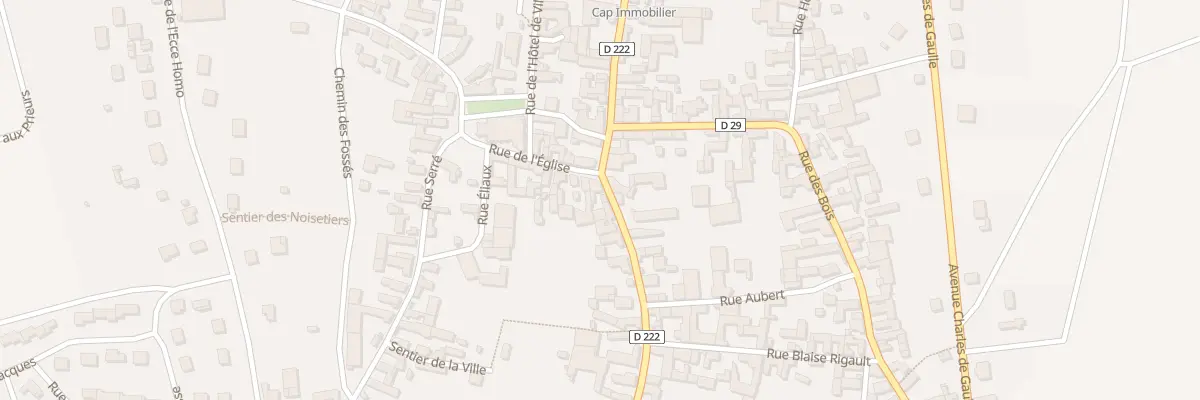 Plan du 1 Rue de l’Eglise à Sergines