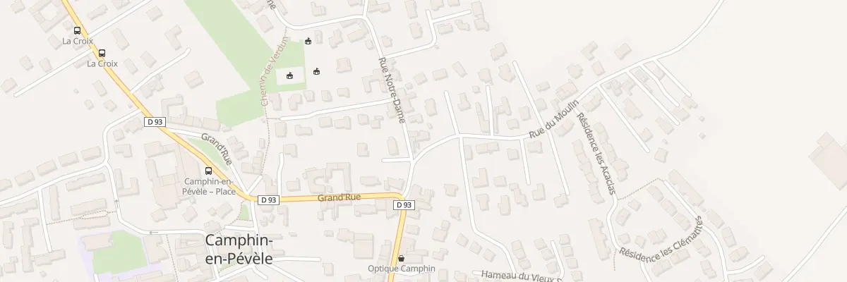Plan du 3 Rue du Moulin à Camphin-en-Pévèle